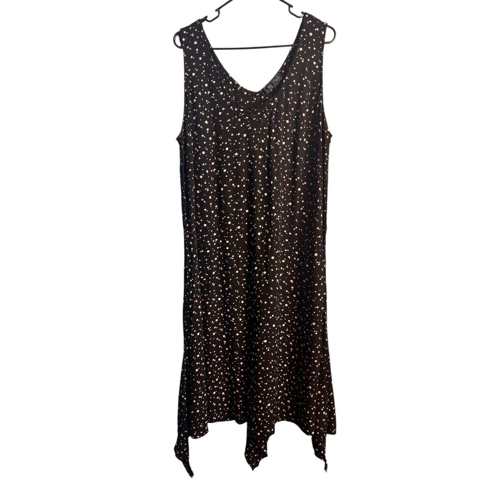 Twyla Blu Sleeveless Handkerchief Hem Dress – Size 2X